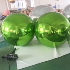 Giant Inflatable Mirror Ball Sphere, Hanging Inflatable Ball – Green