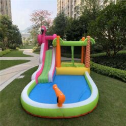 inflatable bouncer - flamingo