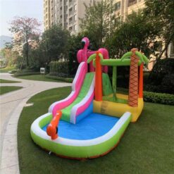 inflatable bouncer - flamingo