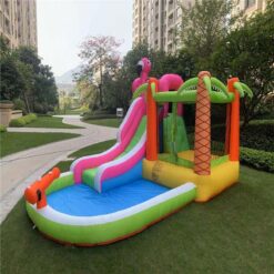 inflatable bouncer - flamingo