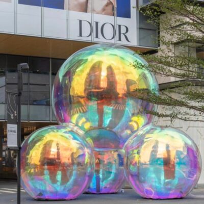 Iridescent Inflatable Sphere Mirror Ball - China Inflatable Bouncer ...