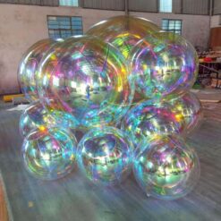 rainbow mirror ball