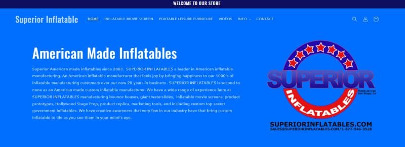 Superior Inflatables American Manufacturer